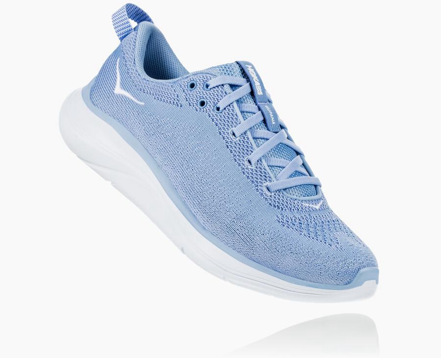 Hoka Australia One One Hupana Flow - Womens Running Shoes Blue/White - ZSGYM-5329